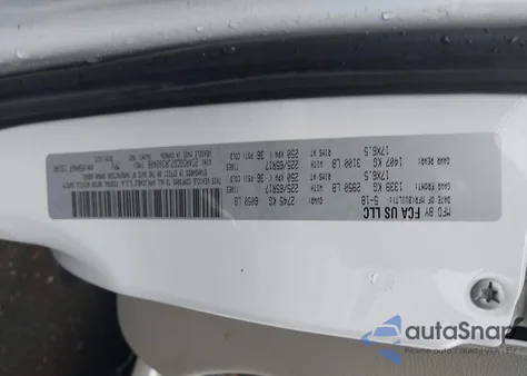 2018 Dodge Grand Caravan Sxt из США, поврежденный, VIN 2C4RDGCG7JR302406